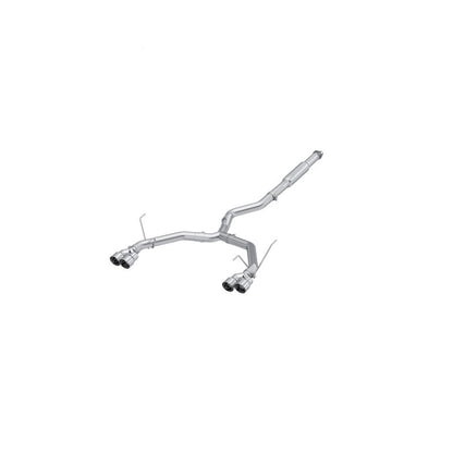 MBRP 3in Race Profile Cat-Back - Dual Split Rear Quad Tips - 2022-2026 Subaru WRX