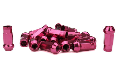 Wheel Mate Muteki SR48 Open End Lug Nuts - Pink 12x1.25 48mm