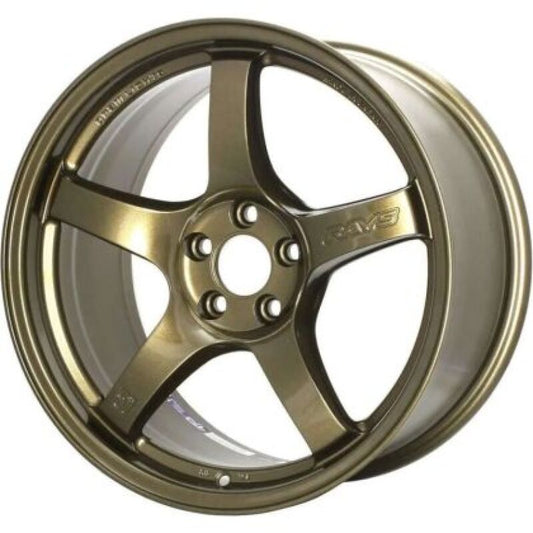 Gram Lights 57DR 18x9.5 +38 5x114.3 - Glossy Gray (Single Wheel)