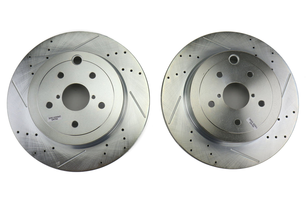 Power Stop Rear Z26 Street Warrior Brake Kit - 2008-2014 Subaru Impreza