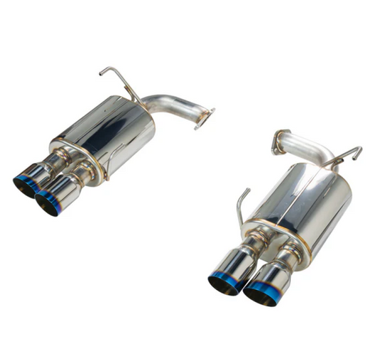 Remark Axle Back Exhaust w/ Burnt Stainless Steel Single Wall Tip - 2022-2026 Subaru WRX (VB)