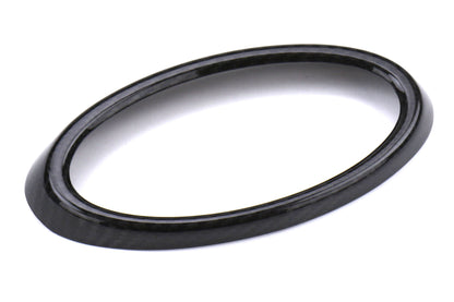 OLM LE Dry Carbon Fiber Front Emblem Frame Overlay - 2018-2021 Subaru WRX / STI