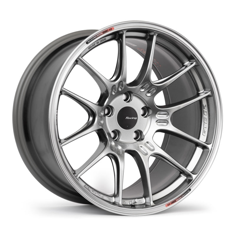 Enkei GTC02 19x9 5x114.3 45mm Offset 75mm Bore - Hyper Silver (Single Wheel)