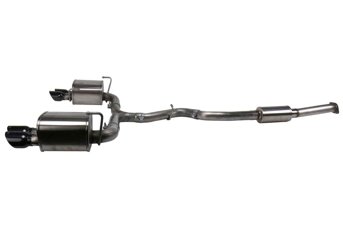 COR14857BLK Corsa 3" Catback Exhaust System - 2015+ WRX / 2015+ STI-Black Diamond Tips,