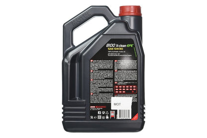 MTL109471 Motul 5L JUG Synthetic Engine Oil 8100 5W30 X-CLEAN EFE - 2015-2020 WRX / STI,