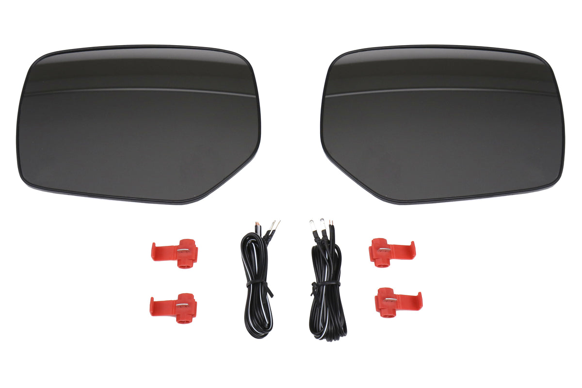 OLM Wide Angle Convex Mirrors with Turn Signals (clear) - 2015-2021 WRX / STI