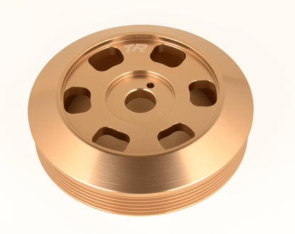 Tomioka Racing Lightweight Crankshaft Pulley -  2012-2026 Subaru WRX / 2011-2024 Forester / 2019-2024 Ascent / 2013-2026 BRZ / Legacy / Outback / Crosstrek / 2013-2016 Scion FR-S / 2017-2020 Toyota 86 / 2022-2026 GR86