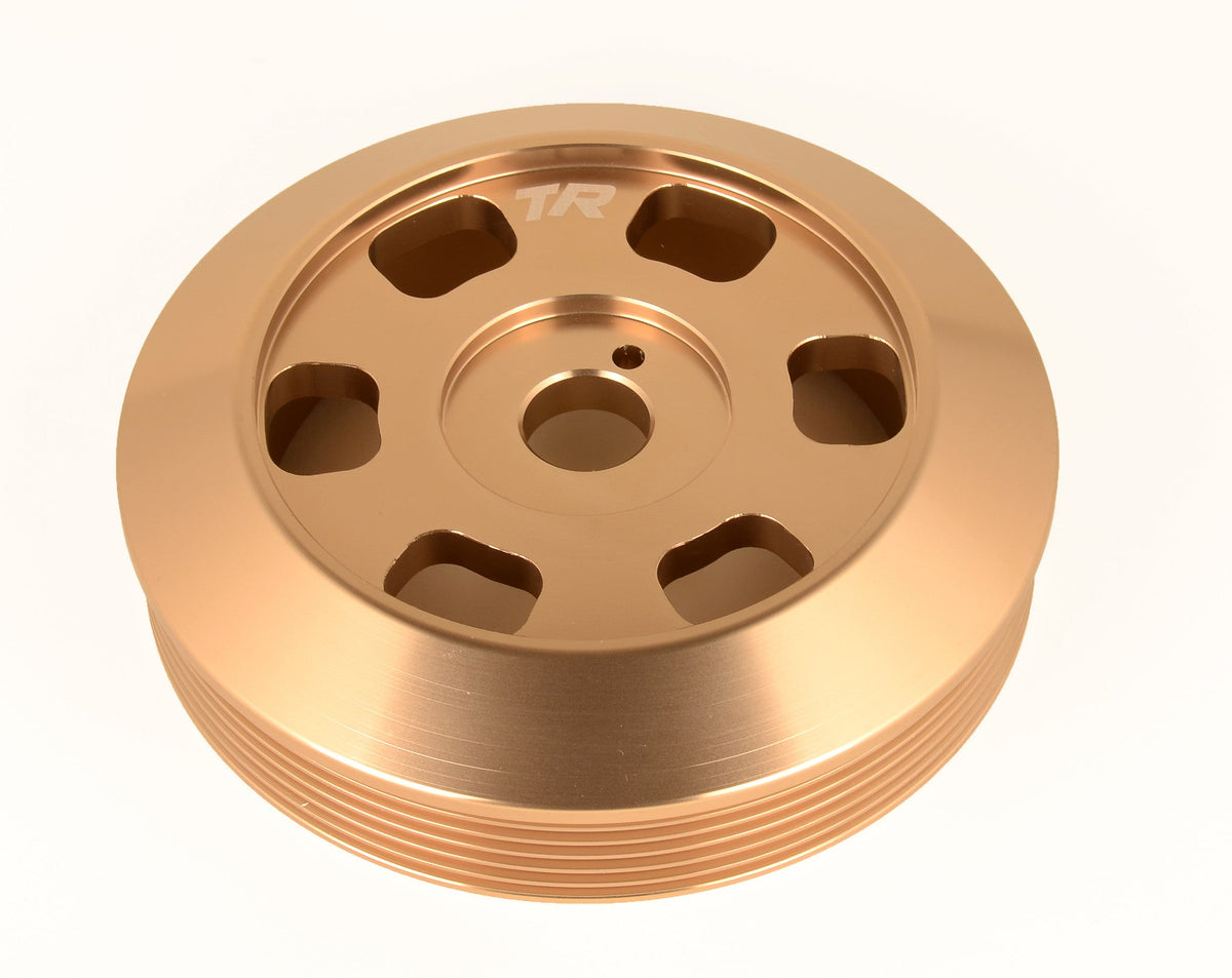 Tomioka Racing Lightweight Crankshaft Pulley -  2012-2026 Subaru WRX / 2011-2024 Forester / 2019-2024 Ascent / 2013-2026 BRZ / Legacy / Outback / Crosstrek / 2013-2016 Scion FR-S / 2017-2020 Toyota 86 / 2022-2026 GR86