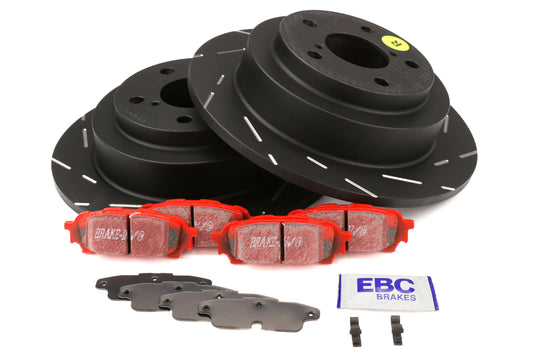 EBC S4K Redstuff Pad and USR Rotor Front Kit - 2015-2021 Subaru WRX