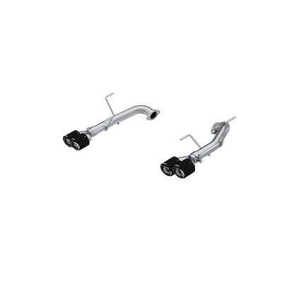 MBRP 2.5in T304 Stainless Steel Catback - Dual Split Rear Exit w/ Quad CF Tips - 2022-2026 Subaru WRX