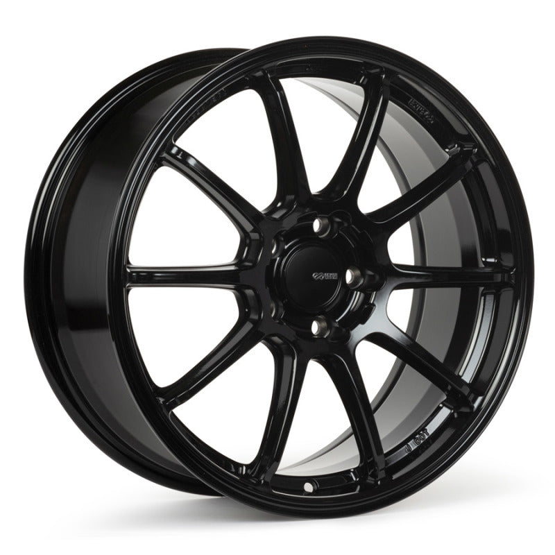 Enkei TRIUMPH 17x9 5x114.3 40mm Offset 72.6mm Bore Gloss Black Wheel - 2005-2007 Subaru STI