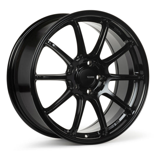 Enkei TRIUMPH 17x9 5x114.3 40mm Offset 72.6mm Bore Gloss Black Wheel - 2005-2007 Subaru STI