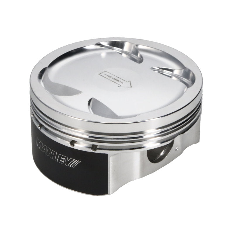 Manley 83mm Stroker 99.75mm +0.25mm Bore 9.8:1 Dish Piston Set with Rings - 2004-2021 Subaru STi (EJ257)