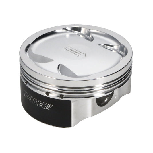 Manley 83mm Stroker 99.75mm +0.25mm Bore 9.8:1 Dish Piston Set with Rings - 2004-2021 Subaru STi (EJ257)