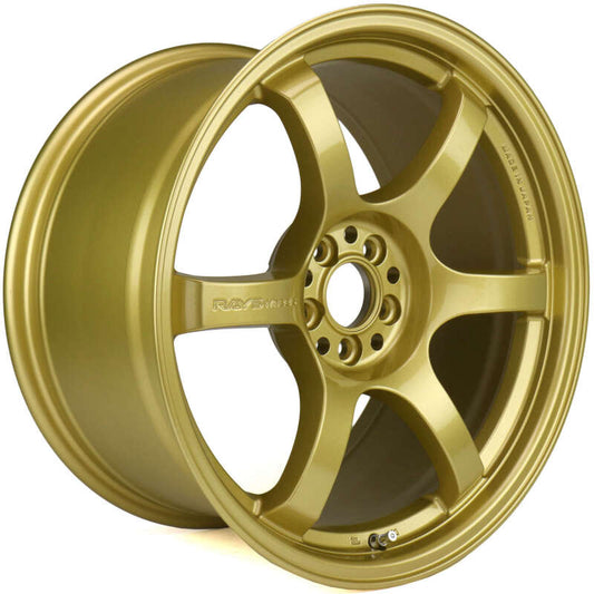 Gram Lights 57DR 8x9.5 +38 5x120 - E8 Gold (Single Wheel)