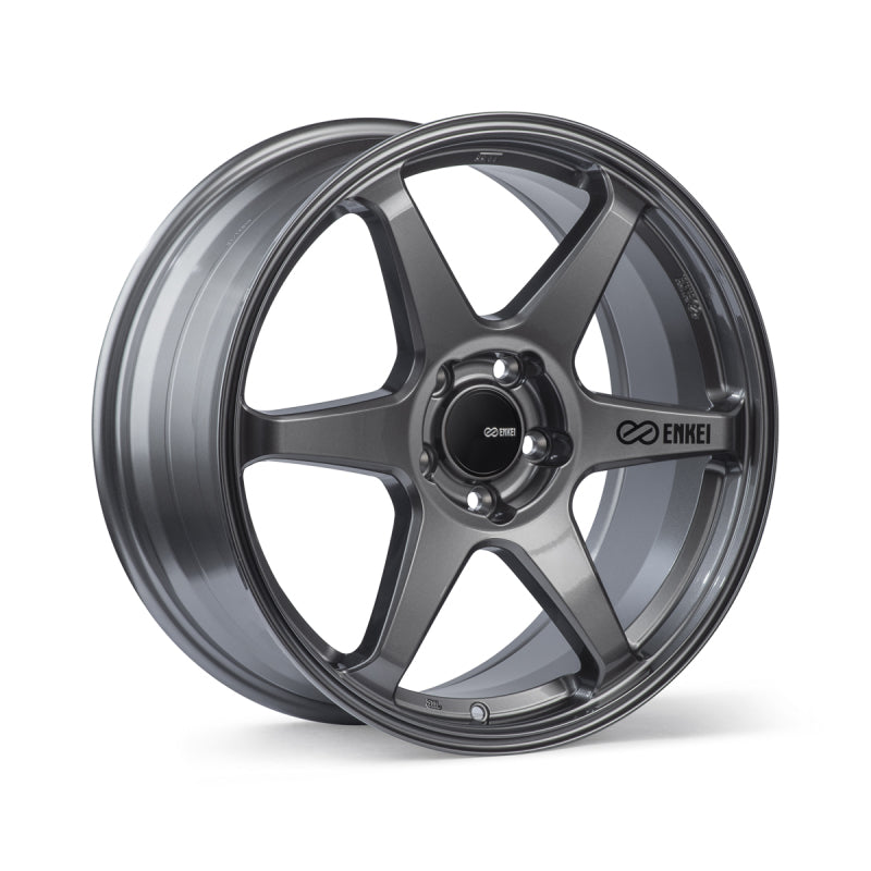 Enkei T6R 18x9.5 38mm Offset 5x114.3 Bolt Pattern 72.6 Bore - Matte Gunmetal (Single Wheel)