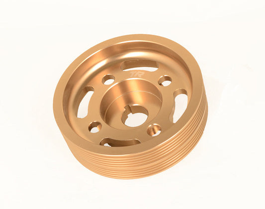 Tomioka Racing Lightweight Crank Pulley - 2002-2021 Subaru WRX / STI / 2005-2012 Subaru Legacy GT / 1998-2013 Subaru Forester XT