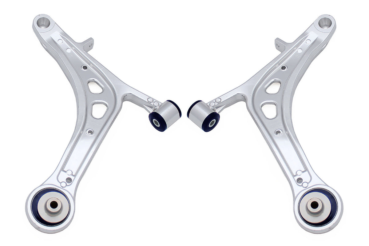SuperPro Front Lower Alloy Control Arm Kit (+Caster) - 2015-2021 Subaru WRX (Limited)