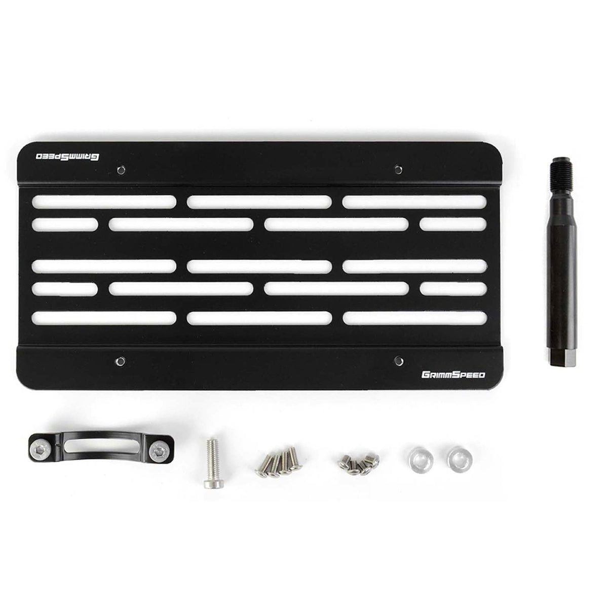 GRM094029 Grimmspeed Front License Plate Relocation Kit 2018-2021 Subaru WRX / STI / 13-22 Toyota GR86 / Subaru BRZ,