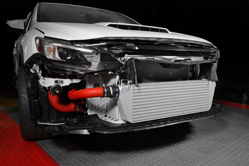 PERRIN 22-25 Subaru WRX Front Mount Intercooler Kit (Red Tubes & Silver Core)