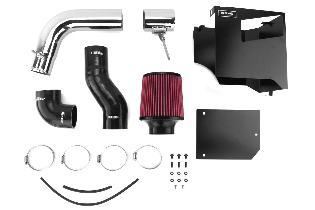 MIMMMAI-WRX-15BP Mishimoto Performance Air Intake System - 2015+ WRX-BP: Box, Polished Pipes,