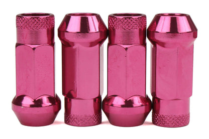 Wheel Mate Muteki SR48 Open End Lug Nuts - Pink 12x1.25 48mm