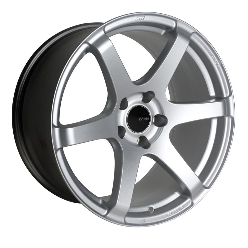 Enkei T6S 17x9 35mm Offset 5x114.3 Bolt Pattern 72.6 Bore Matte Silver Wheel - 2005-2007 Subaru STI
