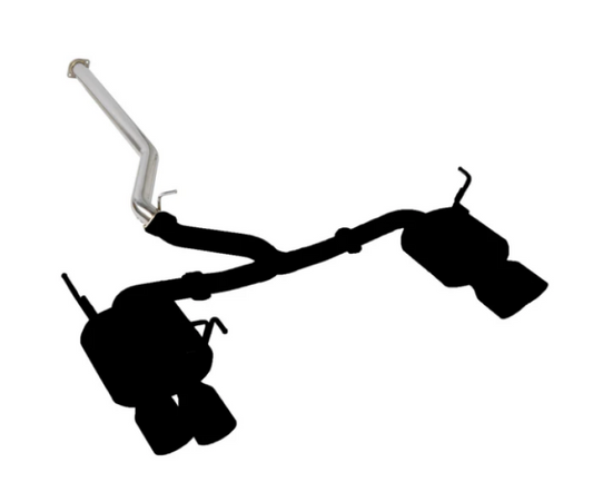 Remark Sports Touring Spec Catback Exhaust - 4in. SS Quad Tips (Non-Resonated) - 2022-2026 Subaru WRX (VB)