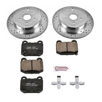 Power Stop Rear Z23 Evolution Sport Brake Kit - 2008-2014 Subaru Impreza