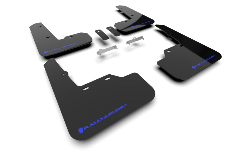 Rally Armor Black UR Mud Flap w/Blue Logo - 2022-2026 Subaru WRX