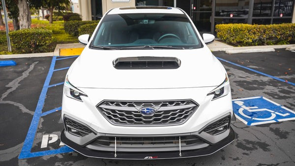 APR Performance Carbon Fiber Wind Splitter With Rods - 2022-2024 Subaru WRX