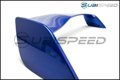 OLM STI Style Paint Matched Spoiler - WR Blue Pearl - 2015-2021 Subaru WRX / STI