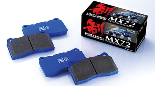 Endless MX-72 Rear Brake Pads - 2022-2026 Subaru WRX Non-Eyesite (Non-Brembo)