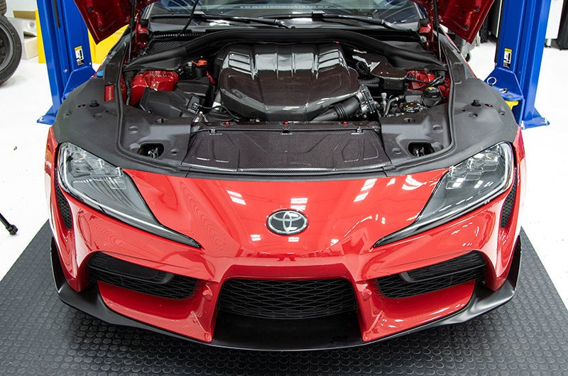 OLM Carbon Fiber Radiator Cooling Plate - 2020 Supra