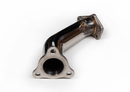 Tomioka Racing Subaru Single Scroll Unequal Length Exhaust Manifold with 3 bolts Up-pipe  - 2002-2014 Subaru WRX / 2004-2021 STI