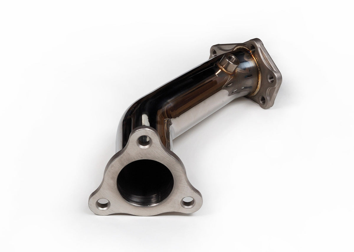 Tomioka Racing Subaru Single Scroll Unequal Length Exhaust Manifold with 3 bolts Up-pipe  - 2002-2014 Subaru WRX / 2004-2021 STI