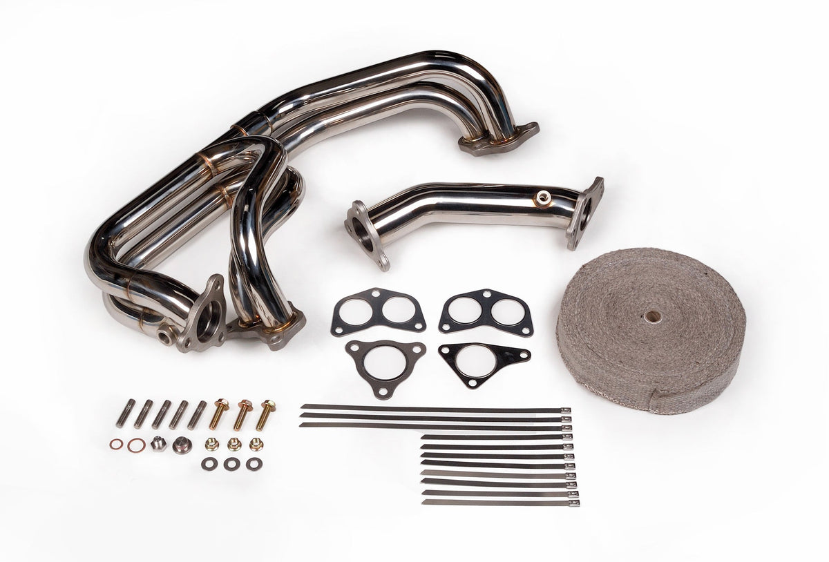 Tomioka Racing Equal Length Exhaust Manifold w/ Up-pipe for Subaru  - 2002-2014 Subaru WRX / 2004-2021 STI