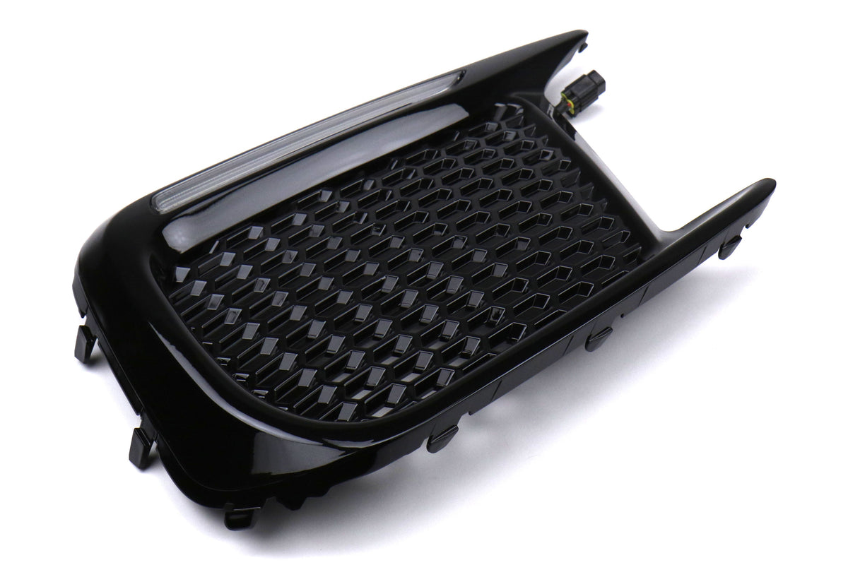 OLM Facelift JDM Style DRL / Sequential Turn Signal Bezel (No Fog Hole) - 2018-2021 WRX* / STI