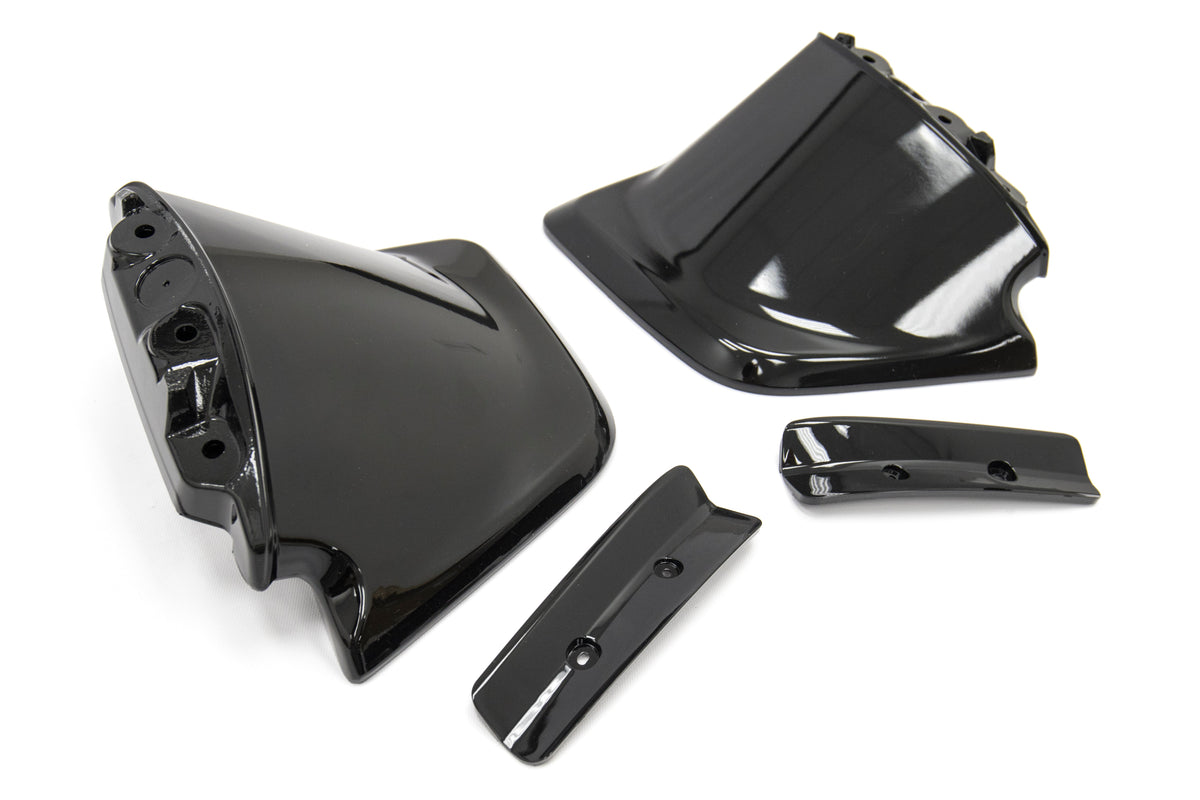 OLM Silverline Carbon Fiber OEM S Style Spoiler with Black Bases - 2015+ WRX / 2015+ STI
