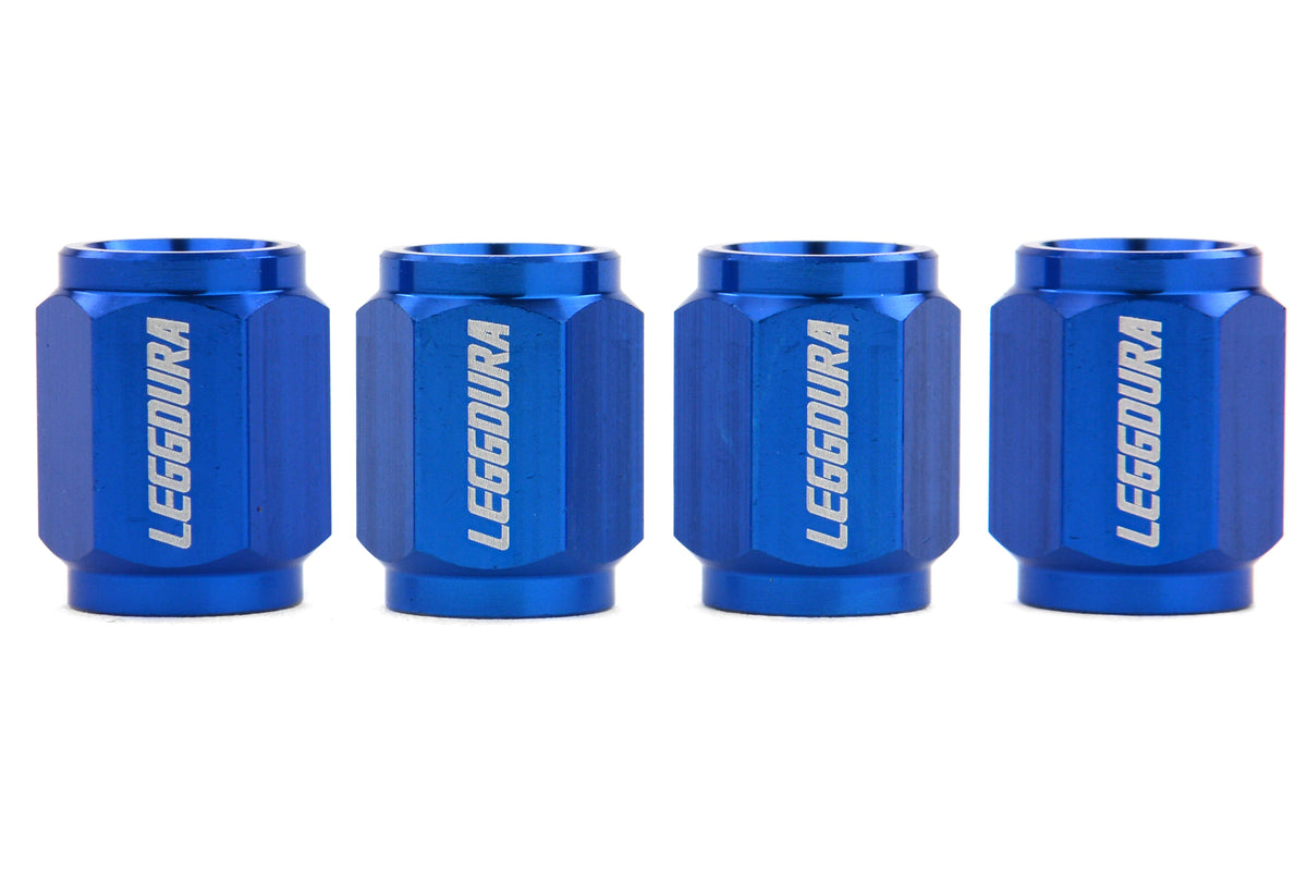 KICWCKIVU Project Kics Leggdura Valve Cap Set - Universal-Blue,