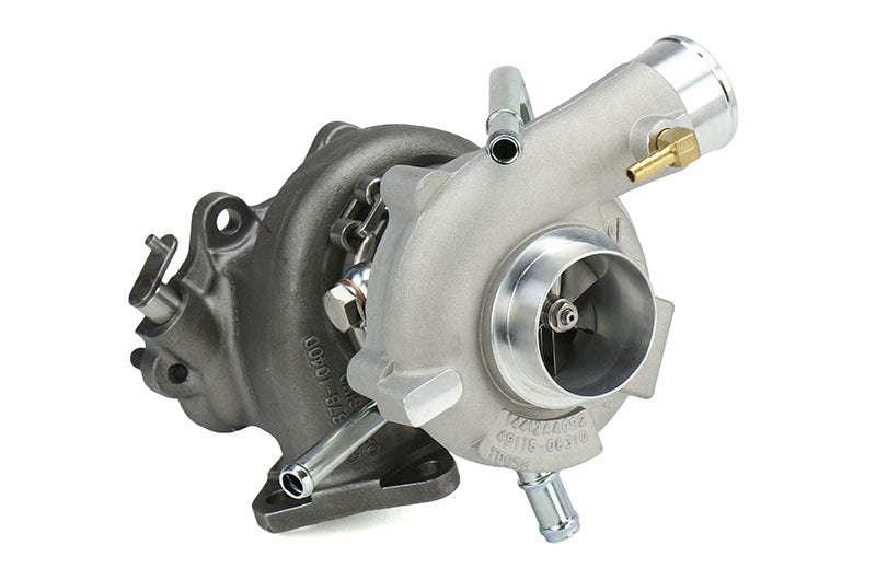 FPT2025054 Forced Performance FP BLUE Turbocharger Subaru STI 58mm 8cm EWG w/ Oil Feed Line - 2002-2007 Subaru WRX / 2004+ Subaru STI,