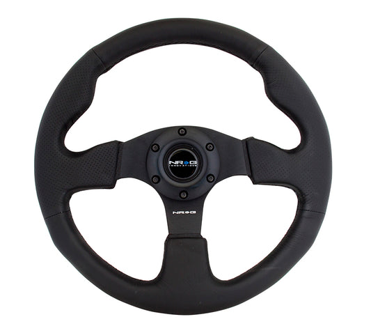 NRG Reinforced Steering Wheel 320mm Black - Universal
