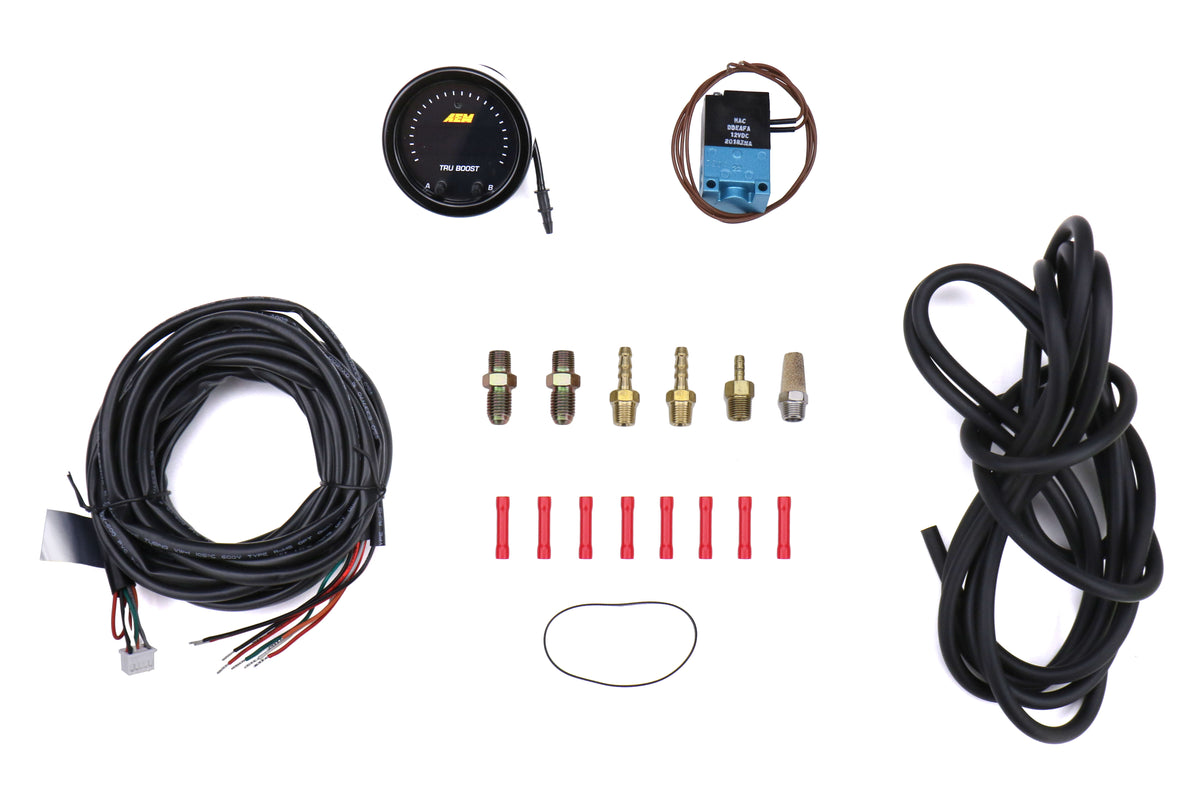 AEI30-0352 AEM Tru-BoostX Boost Controller Gauge,