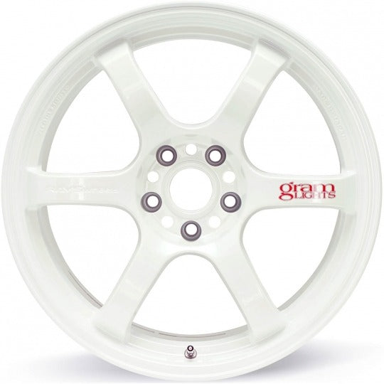GRAWGIX38ECPP,,Gram Lights 57DR White 18x9.5 +38 5x114.3,