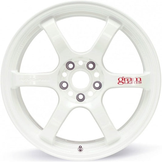 GRAWGIX38ECPP,,Gram Lights 57DR White 18x9.5 +38 5x114.3,