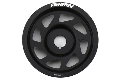 PERPSP-ENG-100BK Perrin Lightweight Crank Pulley - 2015+ STI-Black,