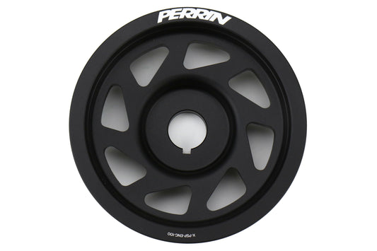PERPSP-ENG-100BK Perrin Lightweight Crank Pulley - 2015+ STI-Black,