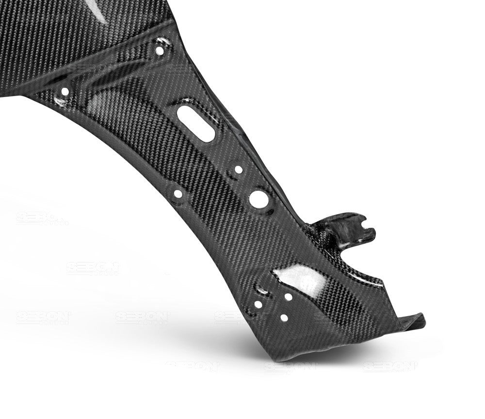 SEIFF15SBIMP Seibon Carbon OEM Style Carbon Fiber Fenders - 2015+ WRX / 2015+ STI,