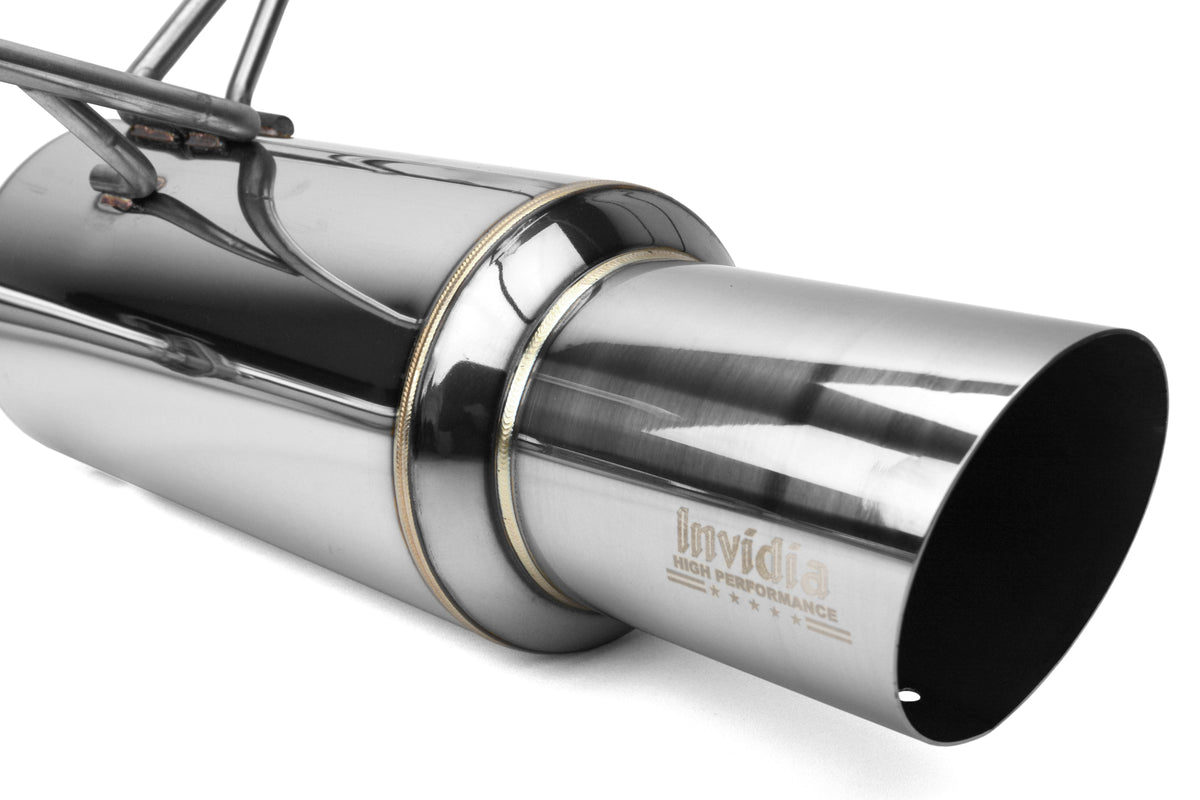 INVHS15STIGTP Invidia N1 Dual Exhaust (Stainless or Titanium Tips) - 2015+ WRX / 2015+ STI-Stainless Tips,
