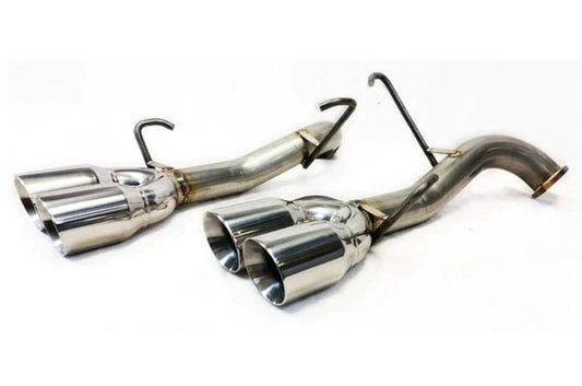 ETS200-60-EXH-101 ETS Axle-Back Exhaust System No Muffler Polished Tips - 2022+ Subaru WRX,